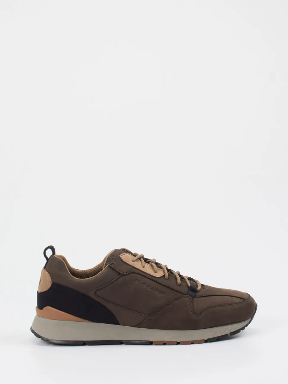 Pius Gabor – Sneaker aus Nubukleder Dunkelbraun