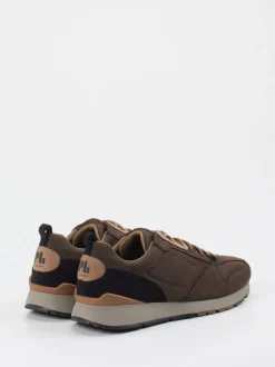 Pius Gabor – Sneaker aus Nubukleder Dunkelbraun