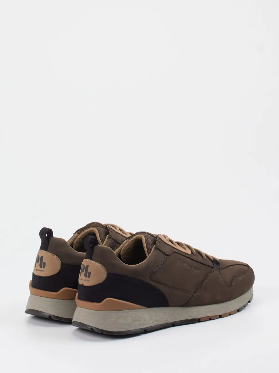 Pius Gabor – Sneaker aus Nubukleder Dunkelbraun