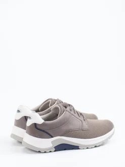Pius Gabor – Sneaker aus Nubukleder und Mesh grau