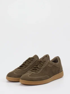 Pius Gabor – Sneaker aus Nubukleder in Olivgrün