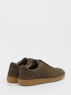 Pius Gabor – Sneaker aus Nubukleder in Olivgrün