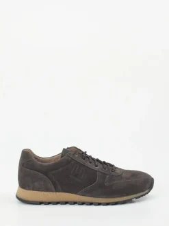 Pius Gabor – Sneaker aus Veloursleder Anthrazit