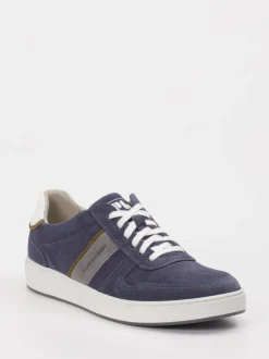 Pius Gabor – Sneaker aus Veloursleder Dunkelblau