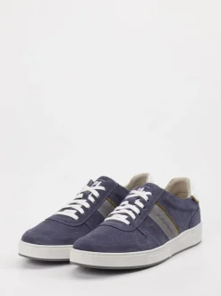 Pius Gabor – Sneaker aus Veloursleder Dunkelblau