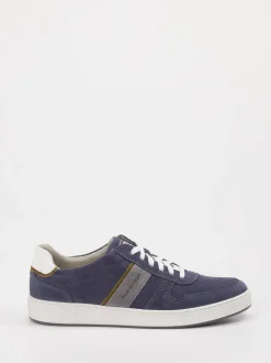 Pius Gabor – Sneaker aus Veloursleder Dunkelblau