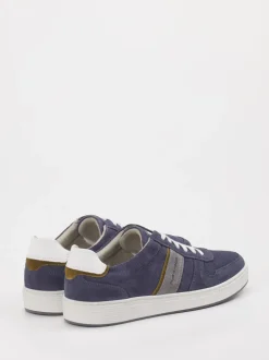 Pius Gabor – Sneaker aus Veloursleder Dunkelblau