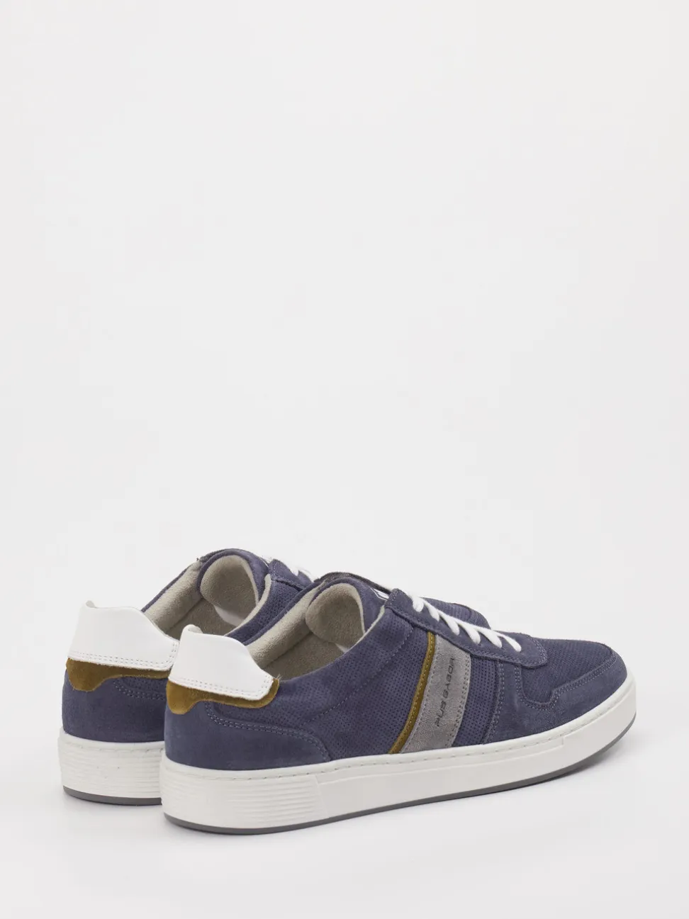 Pius Gabor – Sneaker aus Veloursleder Dunkelblau