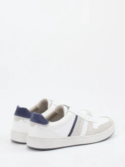 Pius Gabor – Sneaker aus Velour- und Glattleder Weiß