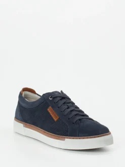Pius Gabor – Sneaker aus Veloursleder Dunkelblau