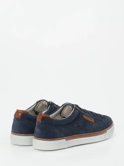 Pius Gabor – Sneaker aus Veloursleder Dunkelblau