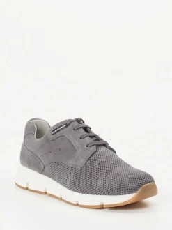 Pius Gabor – Sneaker aus Veloursleder taubengrau