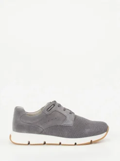 Pius Gabor – Sneaker aus Veloursleder taubengrau
