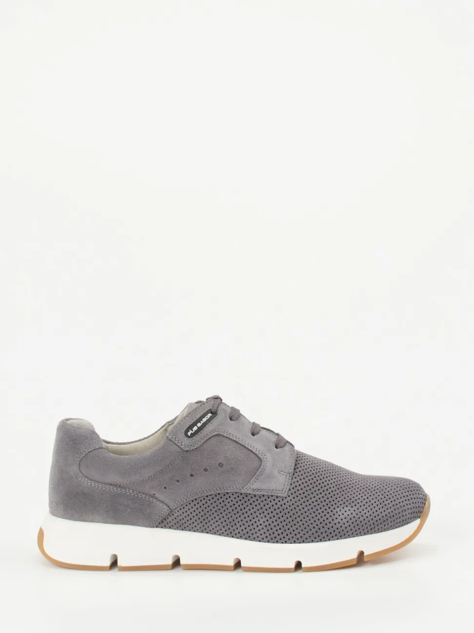 Pius Gabor – Sneaker aus Veloursleder taubengrau