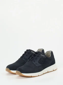 Pius Gabor – Sneaker aus Veloursleder Dunkelblau