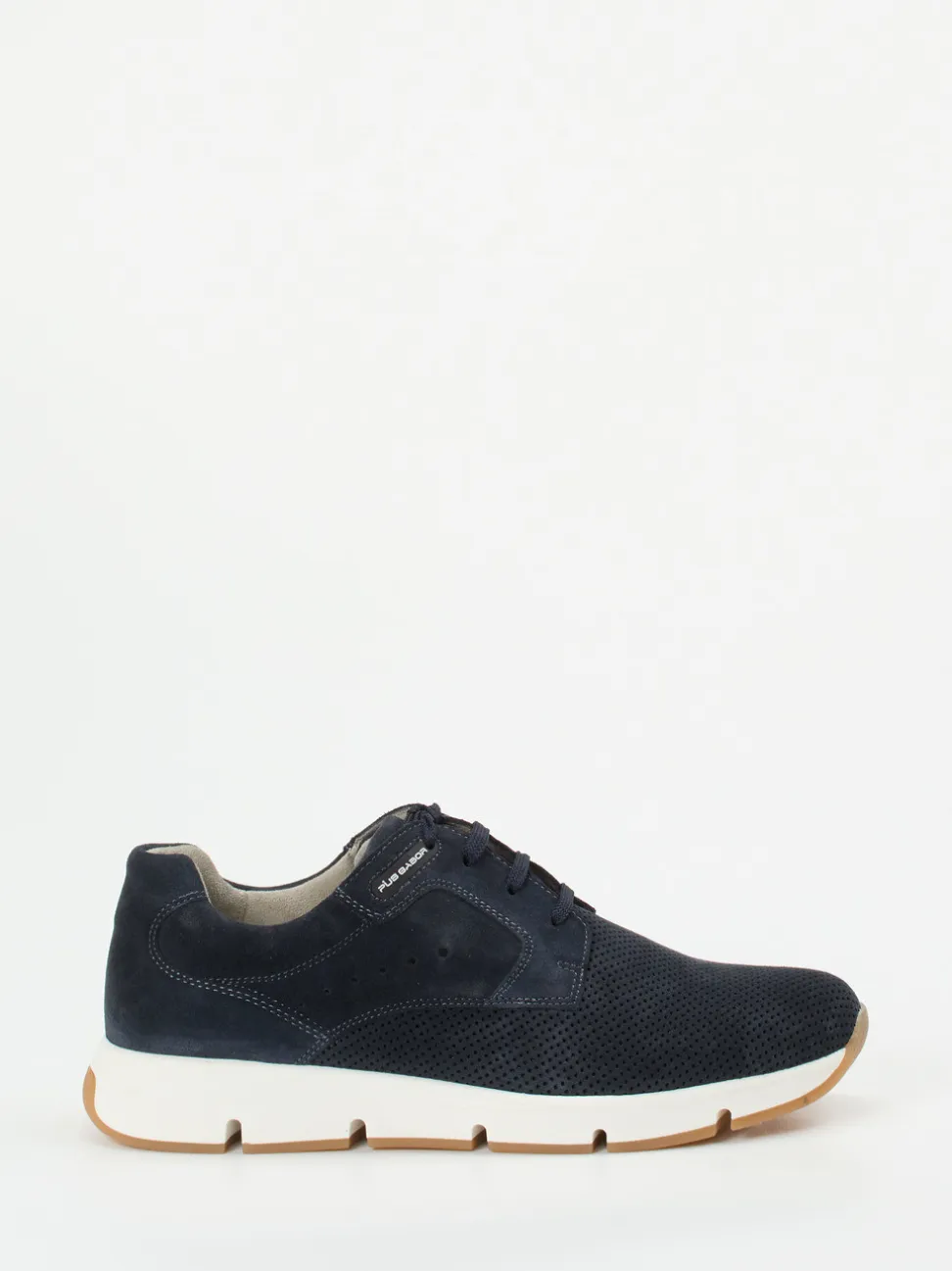 Pius Gabor – Sneaker aus Veloursleder Dunkelblau