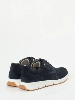 Pius Gabor – Sneaker aus Veloursleder Dunkelblau