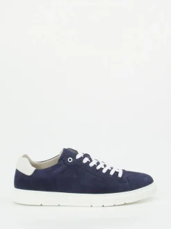 Pius Gabor – Sneaker aus Veloursleder Dunkelblau