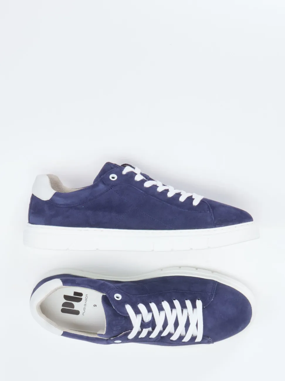 Pius Gabor – Sneaker aus Veloursleder Dunkelblau