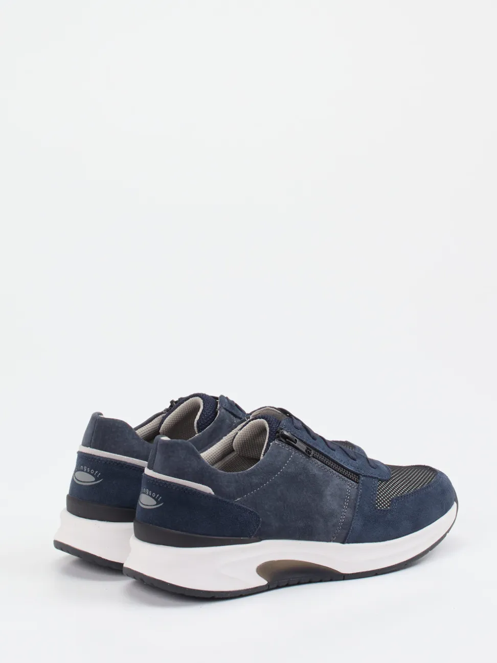 Pius Gabor – Sneaker aus Veloursleder Dunkelblau