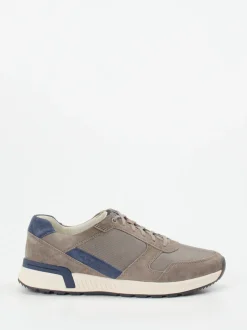 Pius Gabor – Sneaker aus Veloursleder in Taupe