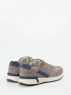 Pius Gabor – Sneaker aus Veloursleder in Taupe
