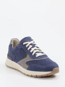 Pius Gabor – Sneaker aus Veloursleder jeansblau