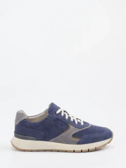 Pius Gabor – Sneaker aus Veloursleder jeansblau