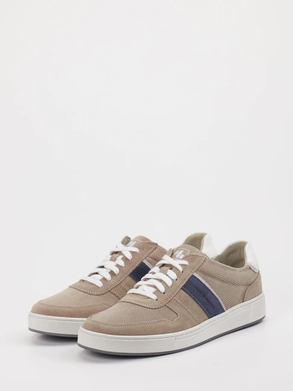 Pius Gabor – Sneaker aus Veloursleder in Beige