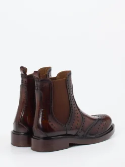 Pons Quintana – Chelsea Boots aus Kalbleder Dunkelbraun