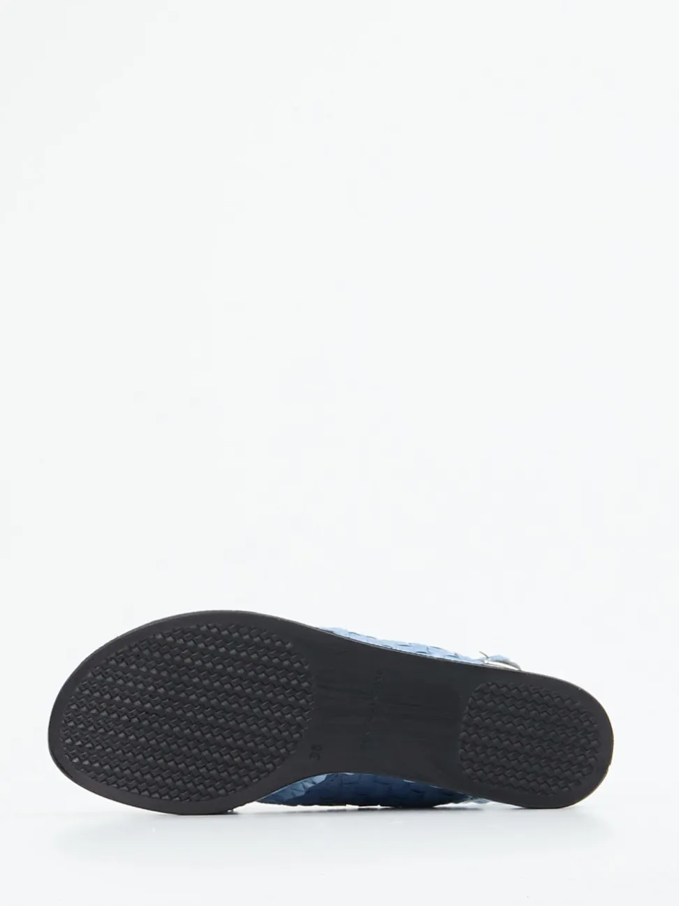 Pons Quintana – Plateau-Sandalen aus Flechtleder hellblau