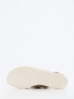 Pons Quintana – Plateau-Sandalette aus Ziegenleder creme
