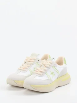 Premiata – Chunky Sneaker aus Veloursleder und Textil