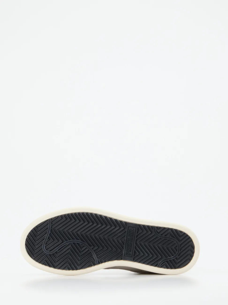 Premiata – High-Top Sneaker aus Veloursleder Offwhite