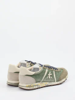 Premiata – Retro-Sneaker aus Textil und Veloursleder
