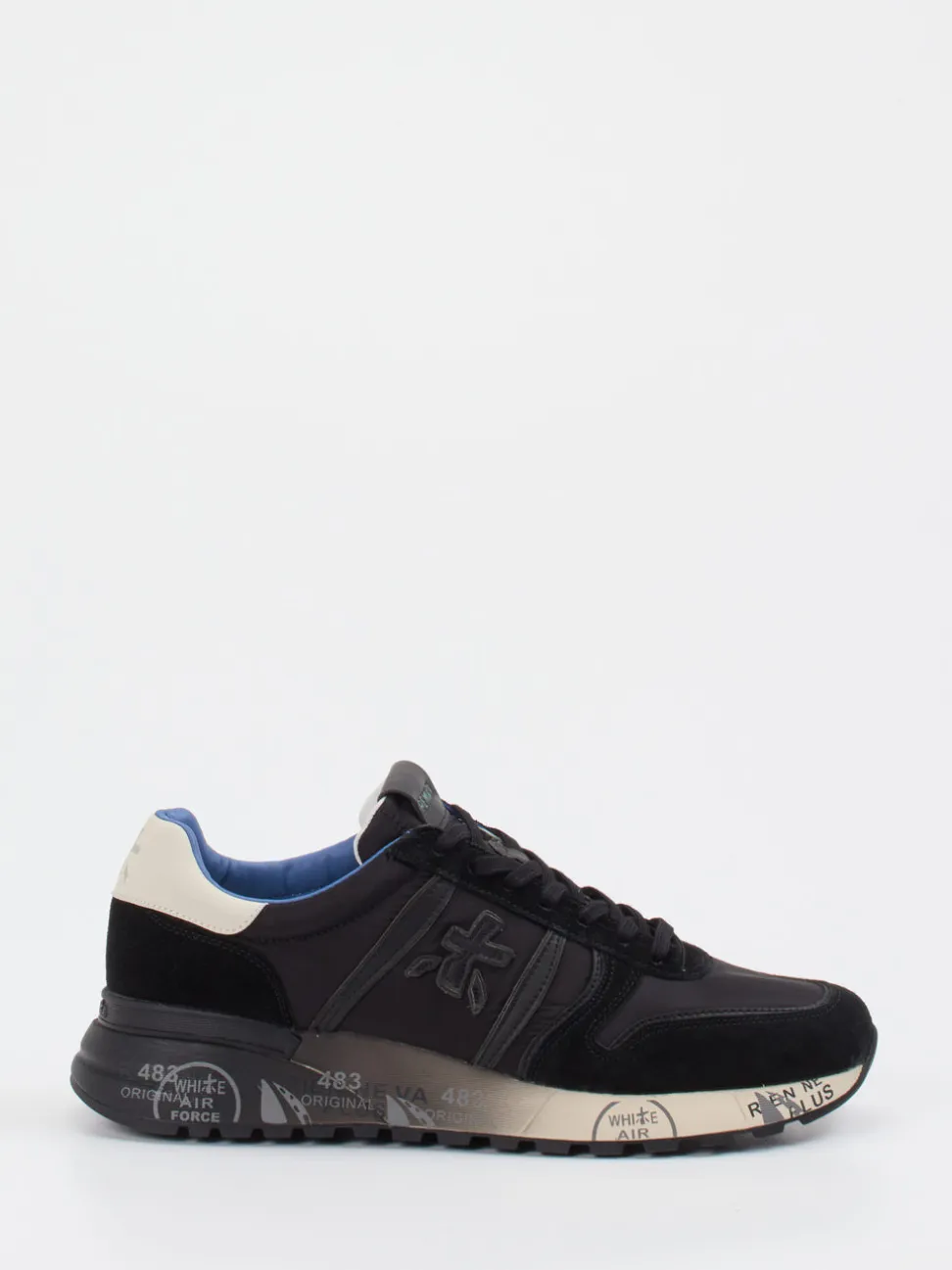 Premiata – Retro-Sneaker aus Veloursleder und Nylon
