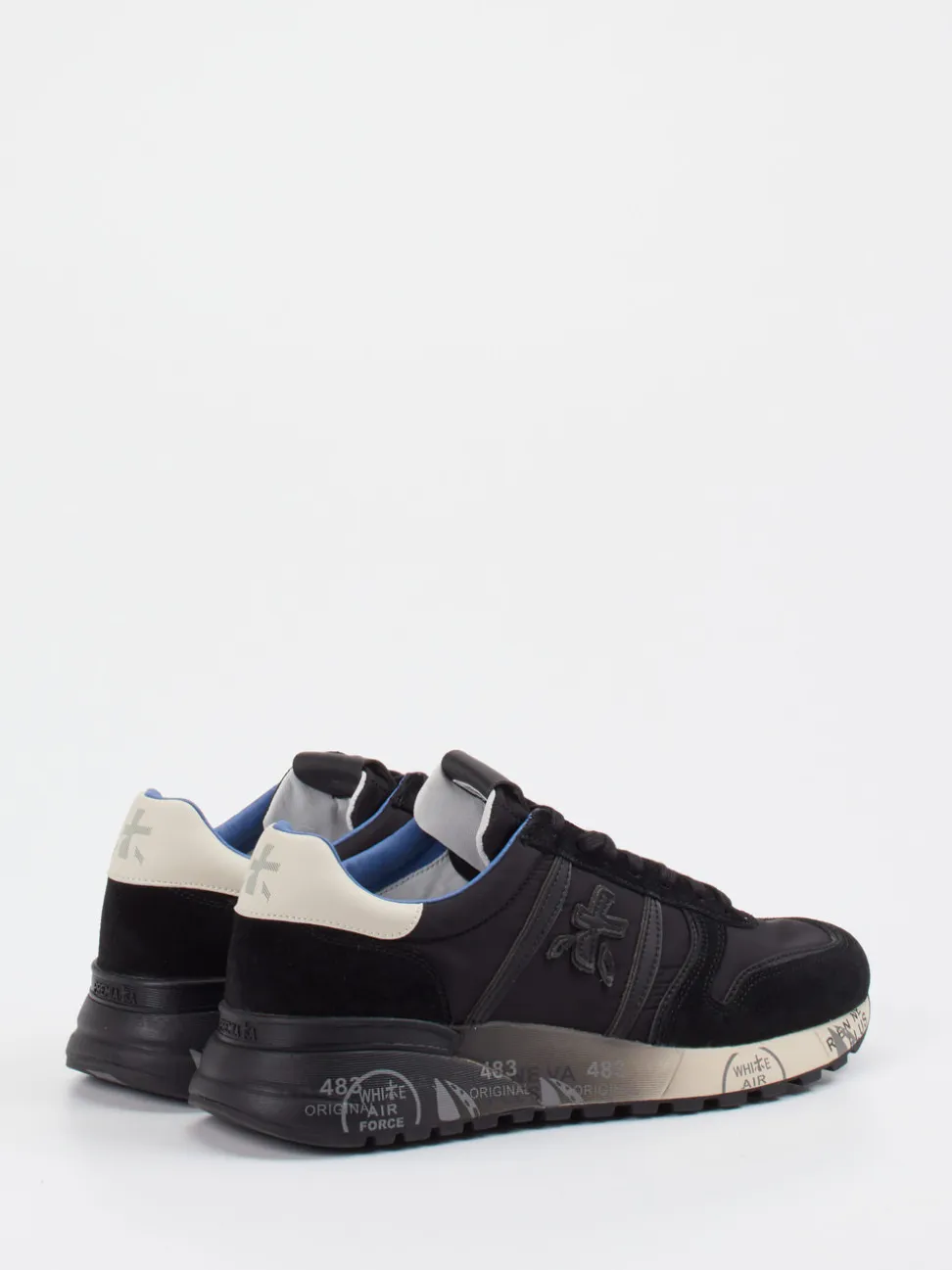 Premiata – Retro-Sneaker aus Veloursleder und Nylon