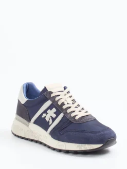 Premiata – Retro-Sneaker aus Veloursleder und Nylon