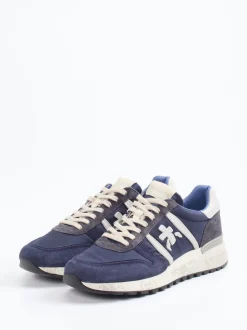 Premiata – Retro-Sneaker aus Veloursleder und Nylon