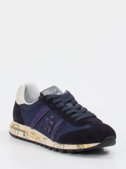 Premiata – Retro-Sneaker aus Veloursleder und Nylon