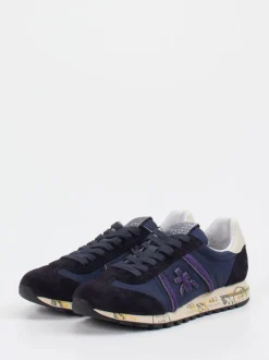 Premiata – Retro-Sneaker aus Veloursleder und Nylon