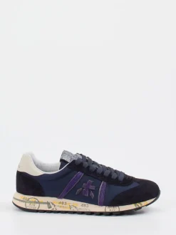 Premiata – Retro-Sneaker aus Veloursleder und Nylon