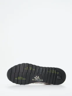 Premiata – Retro-Sneaker aus Veloursleder Weiß