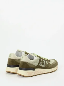 Premiata – Retro-Sneaker aus Veloursleder und Mesh