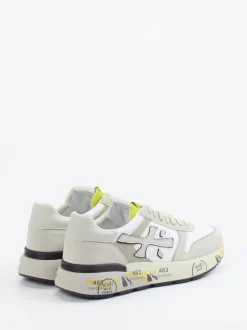 Premiata – Retro-Sneaker aus Textil und Veloursleder