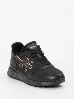 Premiata – Sneaker aus Kalbleder mit Lammfellfutter