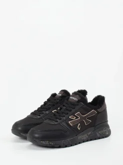 Premiata – Sneaker aus Kalbleder mit Lammfellfutter
