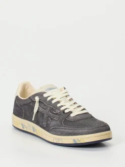 Premiata – Sneaker aus Veloursleder in Anthrazit