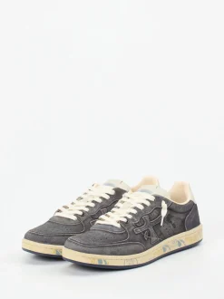 Premiata – Sneaker aus Veloursleder in Anthrazit