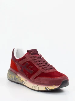 Premiata – Sneaker aus Veloursleder in Bordeaux